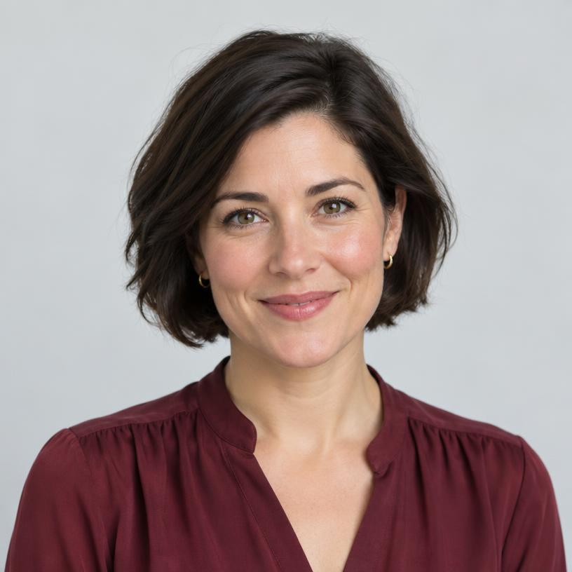 KI-generiertes Porträt der fiktiven Julia Bergmann